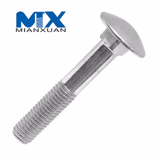 Bulloni DIN 603 con testa a testa tonda, viti quadre