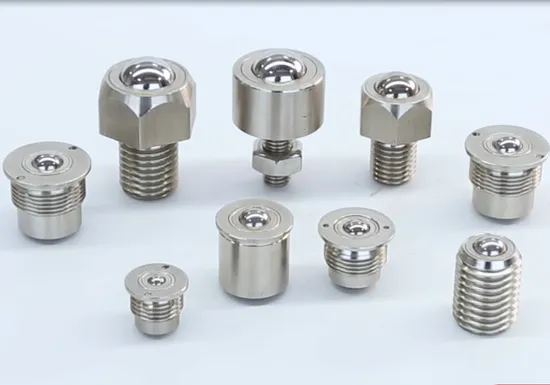 Perno di bloccaggio caricato a molla con pistoncino in acciaio