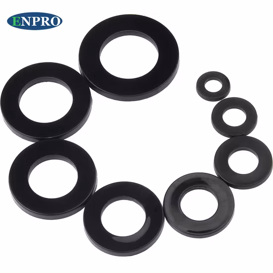 Rondella di gomma rotonda trasparente bianca nera del rifornimento della fabbrica della Cina